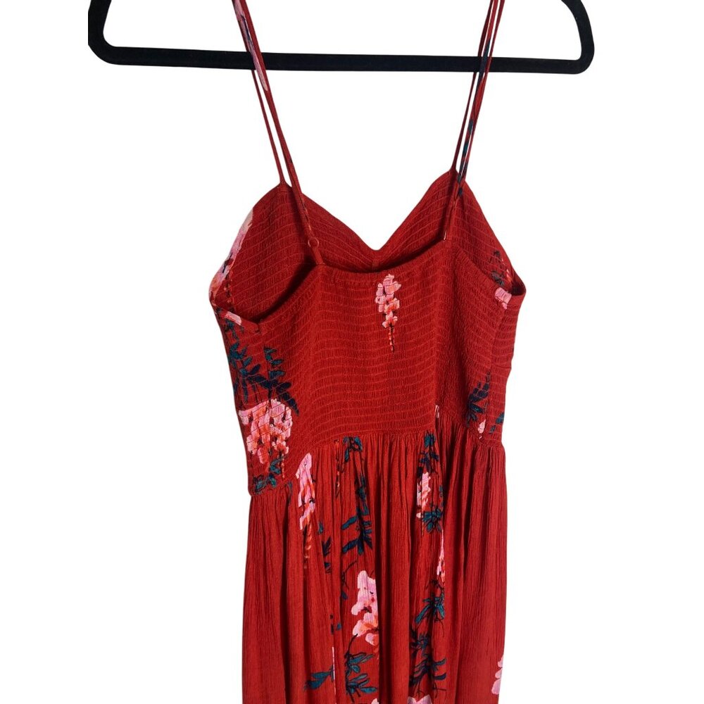 NWT Free People Beau Smocked Printed Slip Midi Dress-sz Medium - Picture 12 of 12